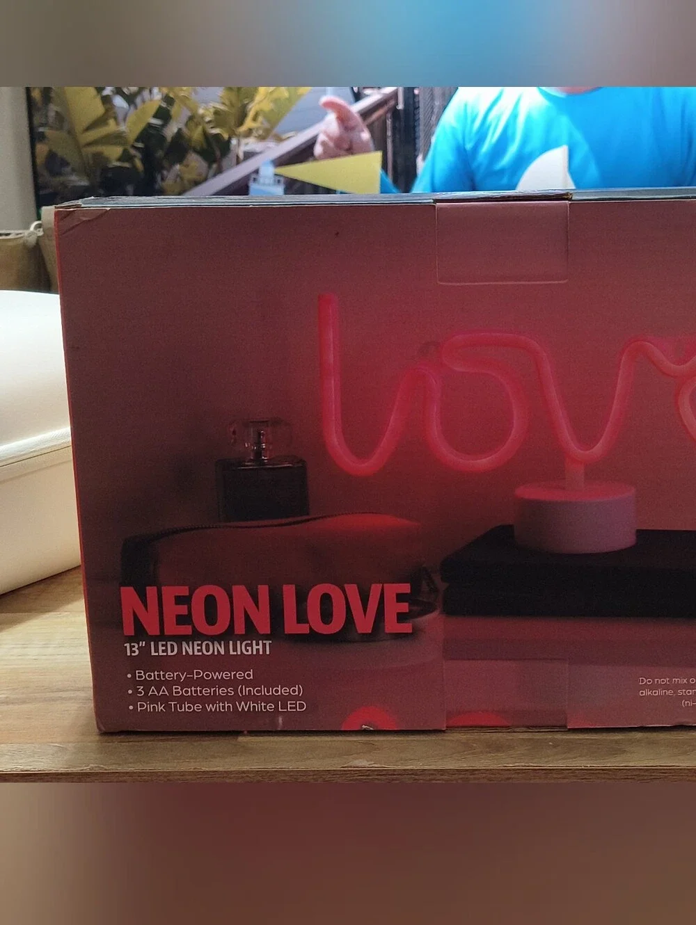 Neon Love LED Sign - Pink LED Accent Light